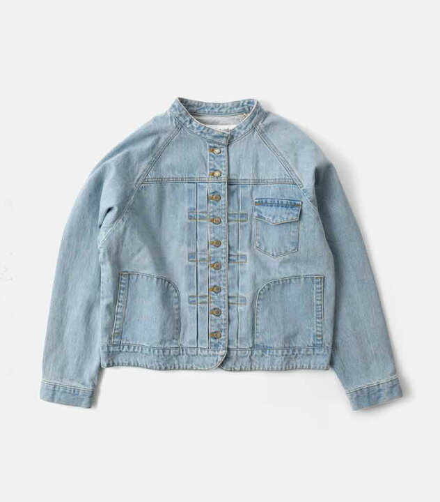 楽天市場】Si-Si-Si スースースー ブリーチ デニム バンドカラー  