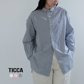 TICCA ティッカ コットン スクエア ビッグ シャツ uni tbfs-012 レディース 2026ss新作 春夏