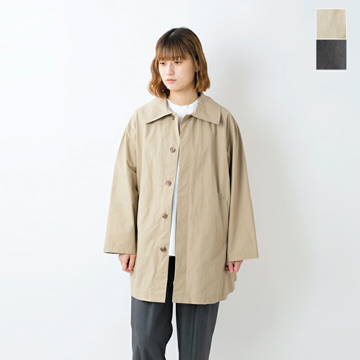 楽天市場】un cinq アンサンク コットン ナイロン ワイドカラー  