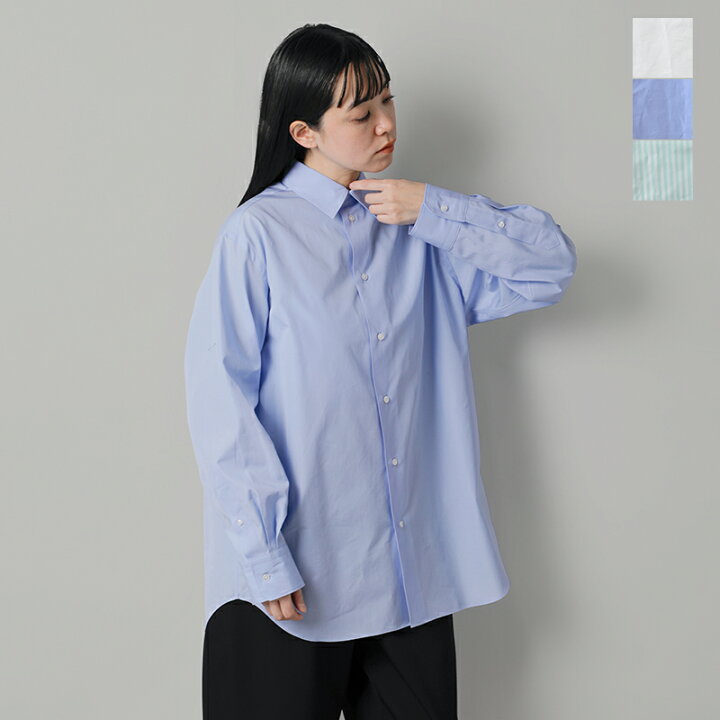 楽天市場】LOEFF ロエフ コットン ブロード レギュラーカラー シャツ 