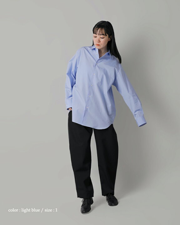 楽天市場】LOEFF ロエフ コットン ブロード レギュラーカラー シャツ 