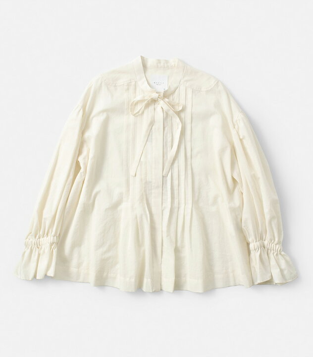 楽天市場】MAGALI マガリ コットン シルク リボンタイ ブラウス bl259  