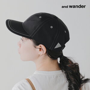 and wander �A���h�����_�[ ���� 6�p�l�� �L���b�v PE/CO cap 574-5986245 ���j�Z�b�N�X