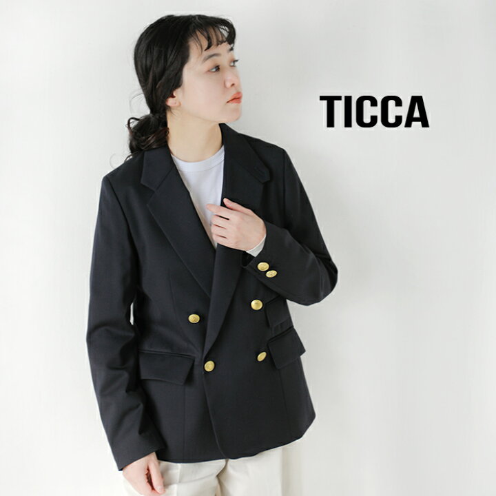 楽天市場】TICCA ティッカ ウール混 ダブル ジャケット tbes-161-mt  