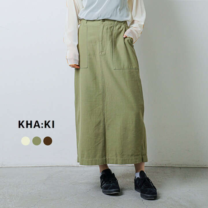 楽天市場】セール【30%OFF】kha:ki カーキ ルーズバックサテン 