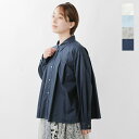 【40%OFF】MidiUmi ミディウミ 長袖シャツ コットン タック ショート 1-739843-rf 2025ss新作 レディース【3こ1】