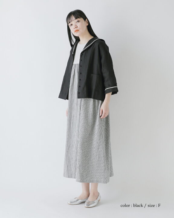 楽天市場】＜☆3＞MAGALI マガリ キャンバスリネン セーラーカラー 