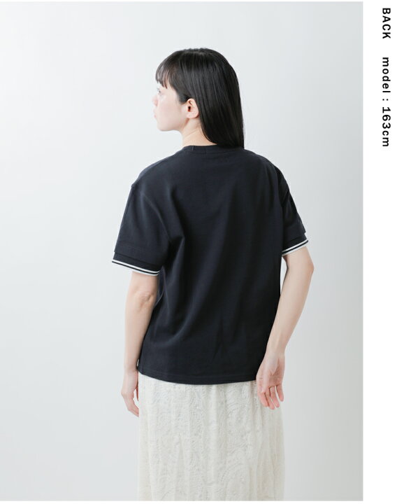 フィジカルドロップ Tシャツ付き レディ別珍ジャケット 黒・プラス 