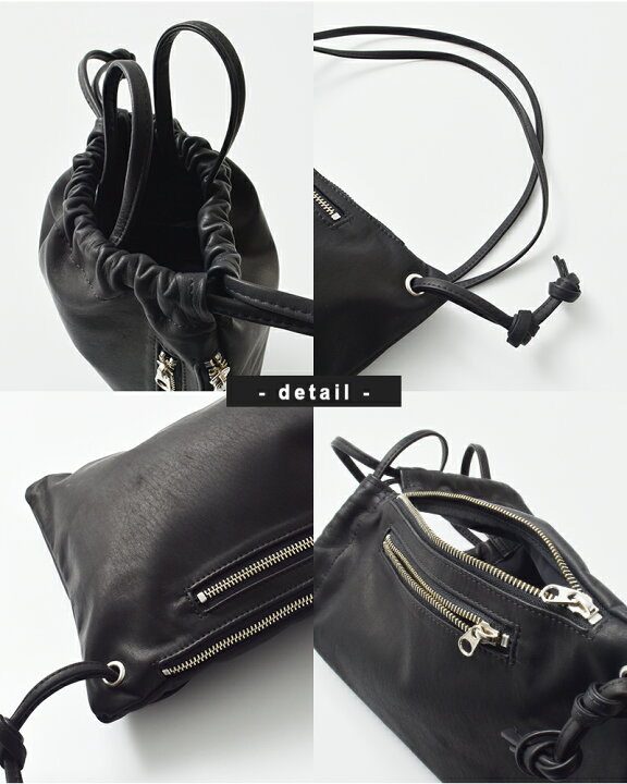 楽天市場】＜☆3＞mormyrus モルミルス レザー 巾着 2way ショルダー 