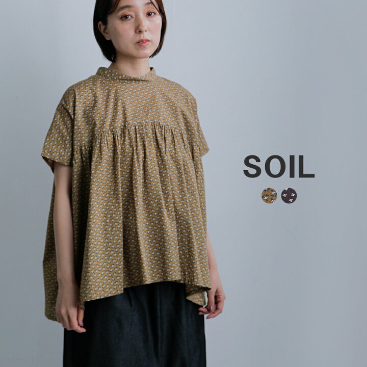 楽天市場】SOIL ソイル コットンボイル スモールフラワープリント 