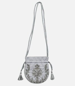 ne Quittez pas �k�L�e�p �h�J �h���[�X�g�����O �V�����_�[�o�b�O Embroidery Drawstring Shoulder Bag 012061nm1-2 ���f�B�[�X 2026aw�V�� �H�~