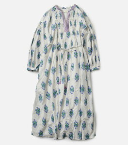 ne Quittez pas �k�L�e�p �R�b�g���W���K�[�h �C�x���X�v�����g �s���^�b�N �h���X Cotton Jacquard Iberis Print Pintuck Dress 010461wa1 ���f�B�[�X 2026ss�V�� �t�āy�N�[�|���Ώہz