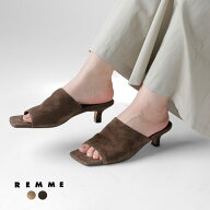 【3こ1】セール【30%OFF】REMME レメ シープスエード ローヒール サンダル zh-26s025-an レディース 【サ…
