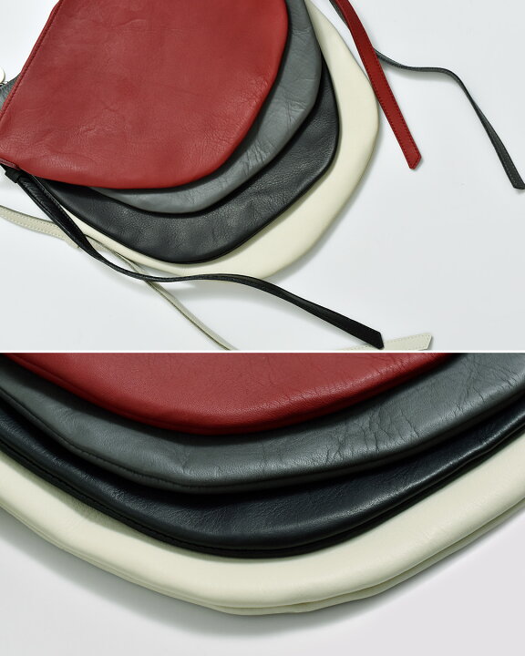 楽天市場】yucchino ユッキーノ レザー ハーフムーン ショルダーバッグ 
