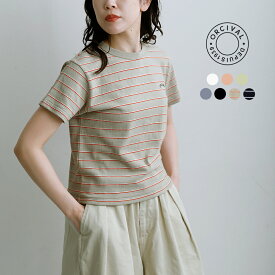 ORCIVAL オーチバル オーシバル コットン天竺 刺繍ロゴ 半袖Tシャツ or-c0519tsb レディース 2026ss新作 春夏【海外出荷不可】【クーポン対象】