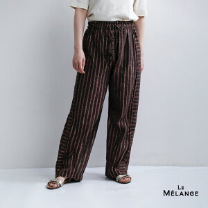 Le Melange �� �������W�� ����߃R�b�g������ �X�g���C�v �C�[�W�[�p���c 8613509 ���f�B�[�X 2026ss�V�� �t��