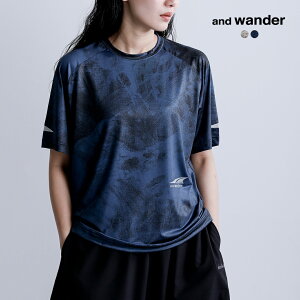and wander �A���h�����_�[ ×ALTRA �A���g�� �O���t�B�b�N ����T�V���c ALTRA×and wander graphic SS T 574-6164502 ���f�B�[�X