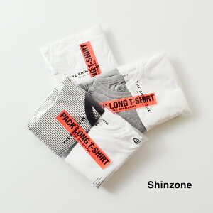 Shinzone �V���]�[�� �R�b�g�� �p�b�N �����O�X���[�u T�V���c PACK LONG SLEEVE TEE 24amscu04 ���f�B�[�X