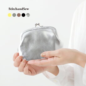 StitchandSew スティッチアンドソー レザー がま口 ウォレット cw113-104-300 レディース 2026ss新作 春夏