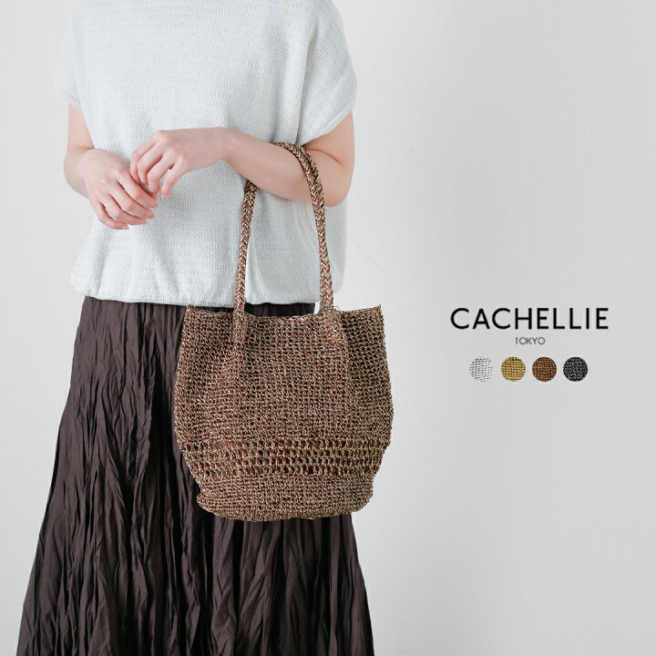 楽天市場】CACHELLIE カシェリエ メタリック トートバッグ METALLIC 