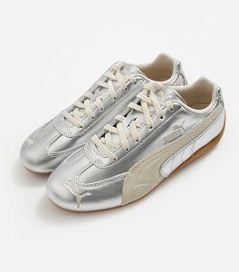PUMA �v�[�} �X�s�[�h�L���b�g �V���o�[ �X�j�[�J�[ SPEEDCAT SILVER WNS 406881 ���f�B�[�X 2026ss�V�� �t�āy�T�C�Y�E�J���[�������񖳗��z�y�N�[�|���Ώہz