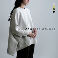 COGTHEBIGSMOKE コグザビッグスモーク コクーンジャージー サイドスリット スウェットシャツ DAISY TOP 1…