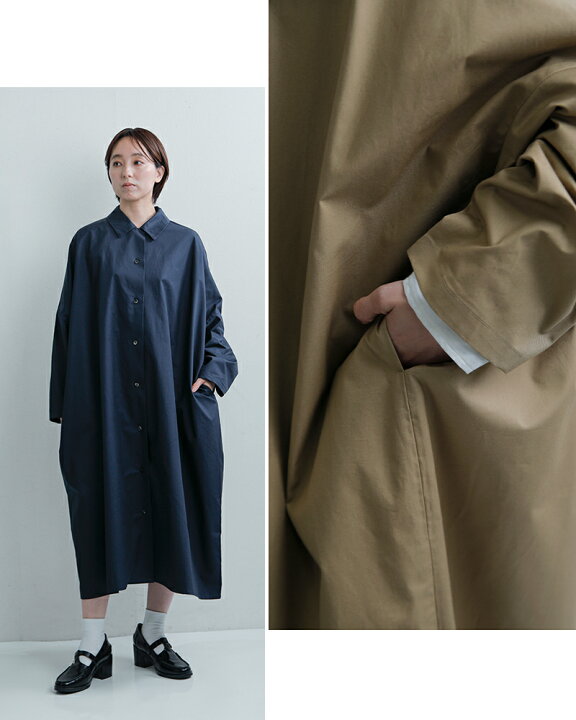 楽天市場】mizuiro ind ミズイロインド コットン ワイド シャツ 