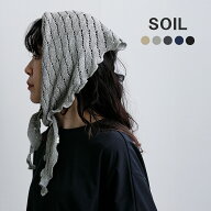 【ゆうパケット選択可】SOIL ソイル トライアングル スカーフ 30×110cm bnsl2601 レディース 2026ss新作…