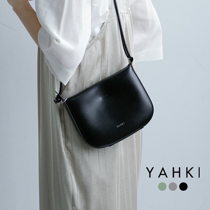 楽天市場】YAHKI ヤーキ ソフトダブルフェイスレザー ショルダー 