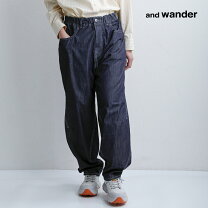 楽天市場】and wander dry easy denim pantsの通販