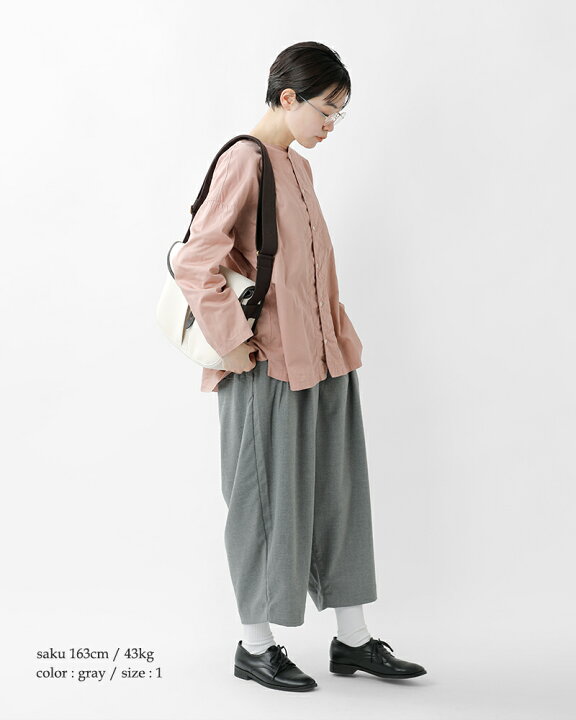 楽天市場】HARVESTY ハーベスティ ワイド エッグ クロップド パンツ  