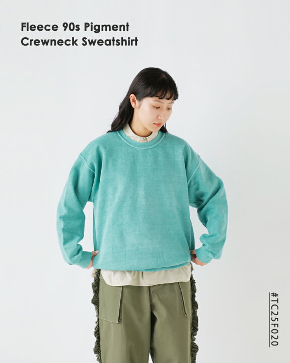 楽天市場】TOWN CRAFT タウンクラフト フリース 90s ピグメント クルー 