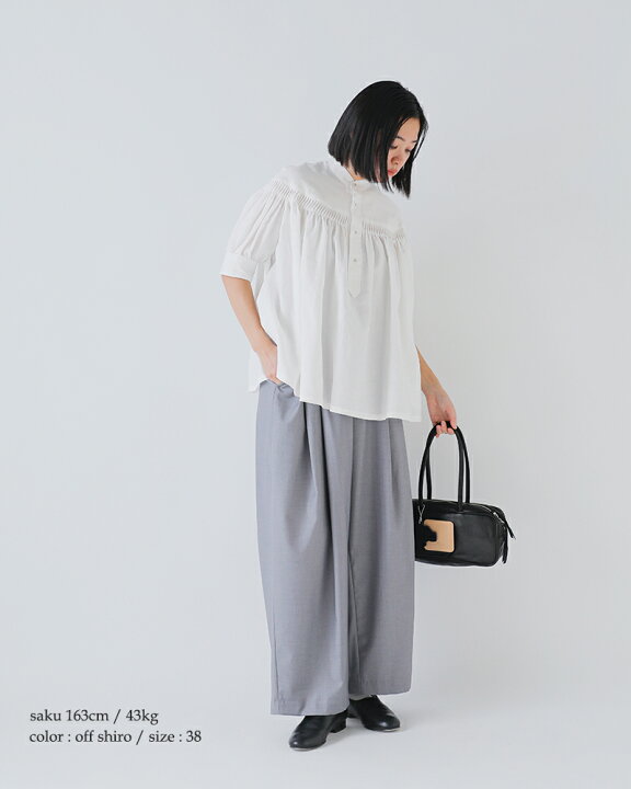 楽天市場】セール【20%OFF】Scye サイ リネン キャンブリック タック 