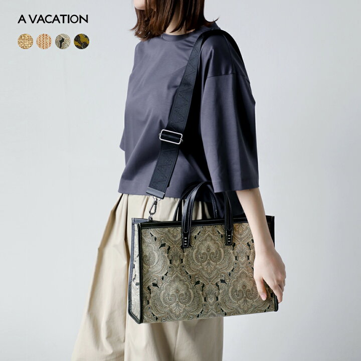 楽天市場】A VACATION ア ヴァケーション 2way スクエア トートバッグ  