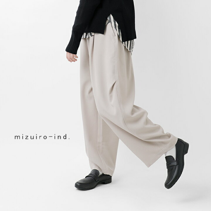 楽天市場】＜☆3＞mizuiro ind ミズイロインド ワイド カーゴ パンツ 4 