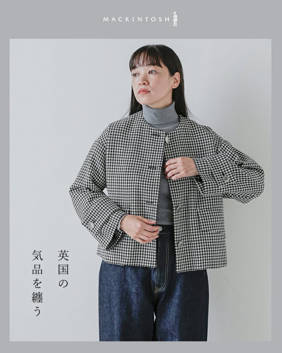楽天市場】MACKINTOSH マッキントッシュ ウール ハウンドトゥース 