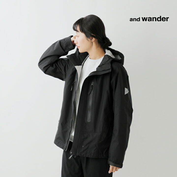 楽天市場】and wander アンドワンダー ハイカー レイン ジャケット 