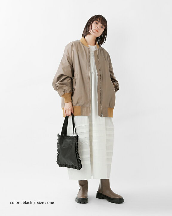 楽天市場】【クーポン対象】【2023ss新作】Sisii シシ レザー ミニ サイズ フリル トートバッグ “mini size frill bag” 100-028-ms レディース : aranciato(アランチェート)