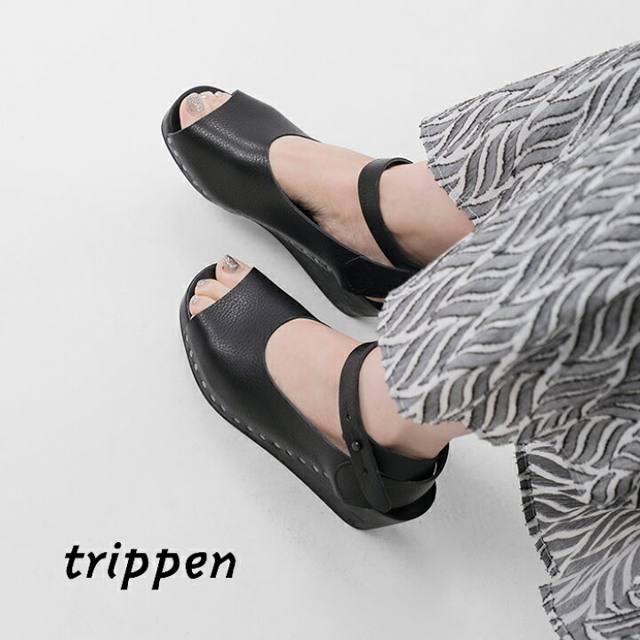 楽天市場】trippen トリッペン アンクルベルト ウッド ウェッジソール  
