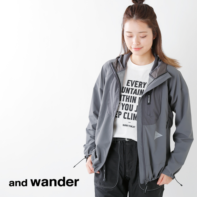 クローゼッ 美品 and wander trek jacket2 ナイロン サイズ3の通販 by
