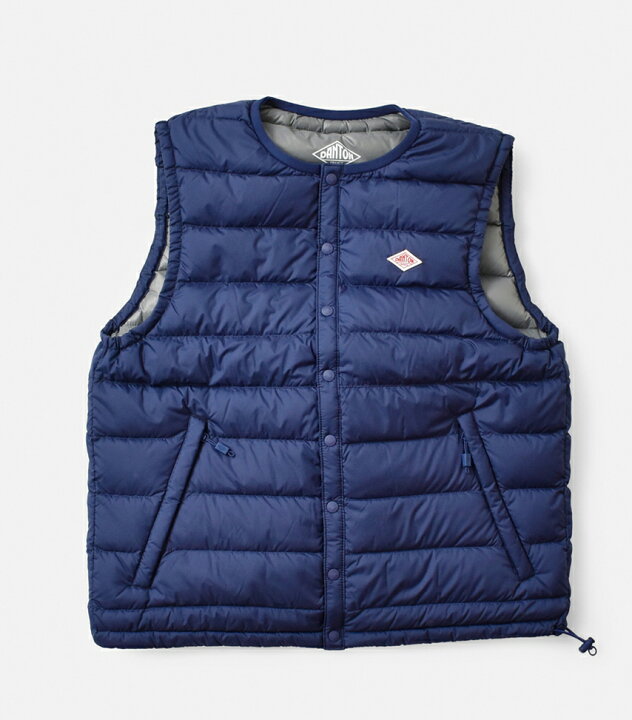 楽天市場】ダントン DANTON クルーネック インナーダウン ベスト dt  