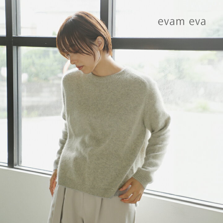 楽天市場】evam eva エヴァムエヴァ ウール フォックス ニット プル 