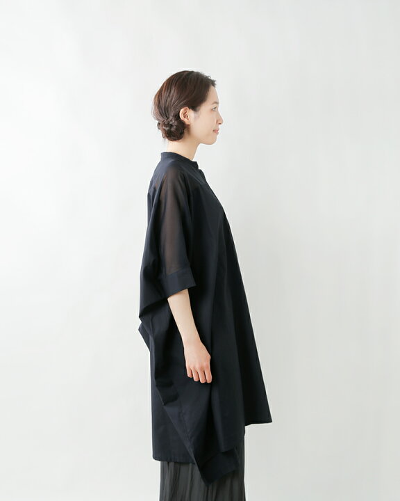 未使用品 ミズイロインド mizuiro ind 25SS シアー ワイド ワンピース  