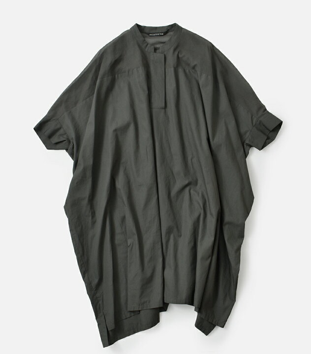 楽天市場】ミズイロインド mizuiro ind コットン 布帛 スタンドカラー  