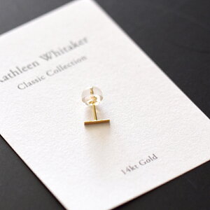 Kathleen Whitaker �L���X���[�� �E�B�e�J�[ �S�[���h�V���[�g�s�A�X�hStaple Earring Short�h �Ў� p-st-01 ���f�B�[�X