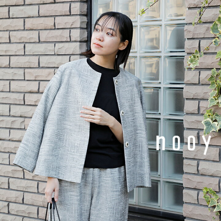 楽天市場】nooy ヌーイ イタリアンジャガード ケープ ジャケット 