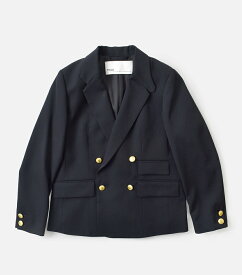 TICCA ティッカ ウールサージ ダブル ジャケット tbea-221-mt 2025aw新作 レディース