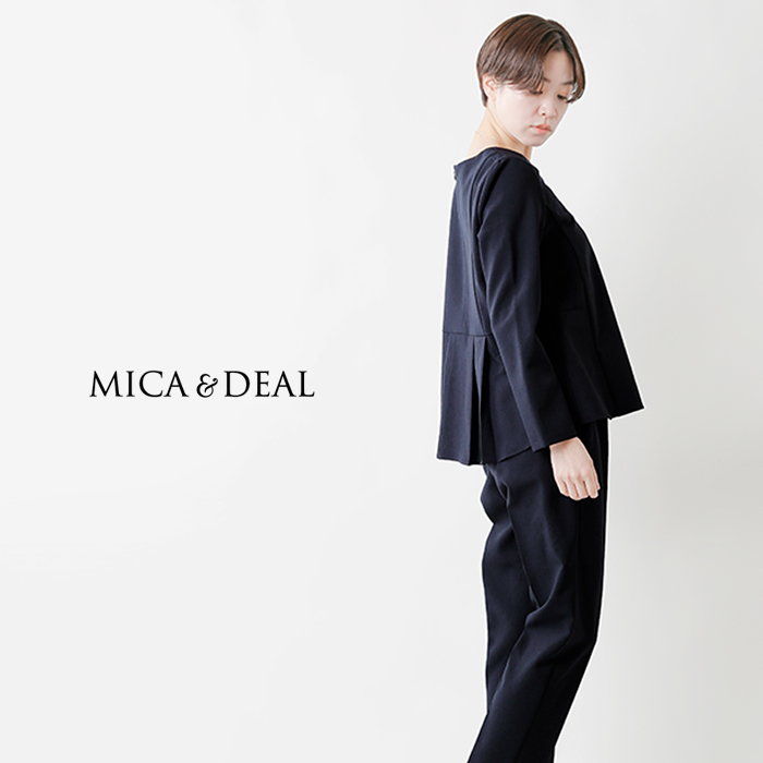 [定休日以外毎日出荷中] 新品　MICA&DEAL マイカアンドディール　セットアップ　グレー　36 パンツスーツ上下