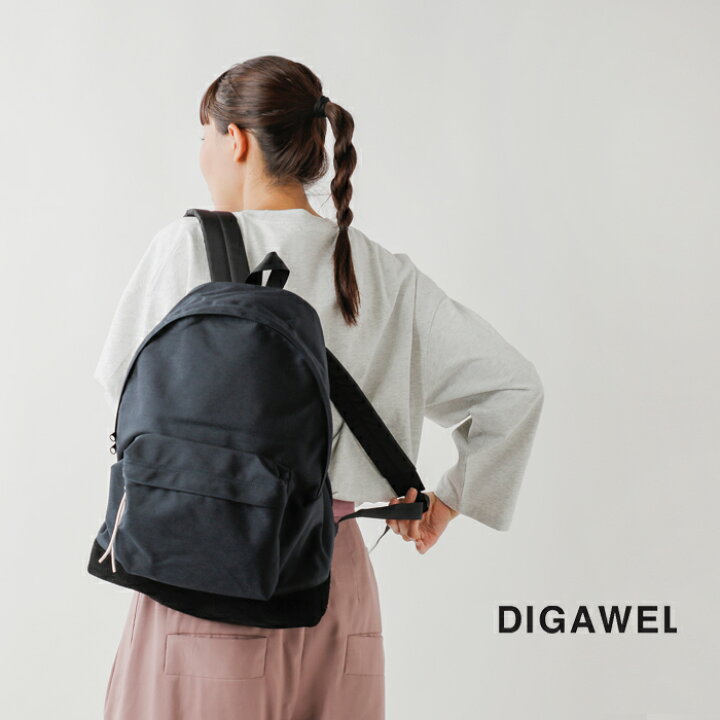 楽天市場】DIGAWEL ディガウェル ウーブン×カウレザー切替デイパック 