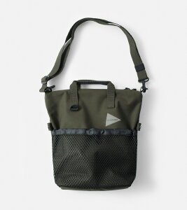 and wander �A���h�����_�[ �h�� 2way �V�����_�[�o�b�O PE/CO 2way bag 574-6985314 ���j�Z�b�N�X